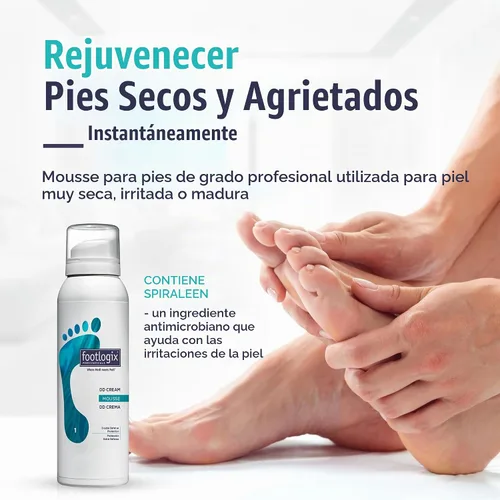 Vista 5 de FOOTLOGIX DD Cream Mousse, blanco, 4.23 onzas