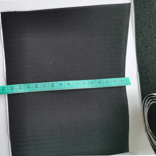 Vista 4 de Cinta autoadhesiva de sujeción de gancho y bucle de 6 pulgadas de ancho, tiras resistentes de 1 yarda (negro, 6 pulgadas x 1.1 yarda)