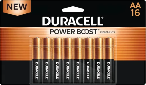 Vista 5 de Duracell Coppertop - Paquete de pilas AAA y AA con ingredientes Power Boost, 10 unidades AAA y 16 AA