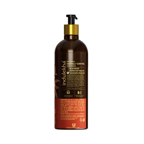 Vista 8 de Indulekha Bringha Hairfall Control Shampoo (limpiador de cabello) 6.1 fl oz, 6.08 oz