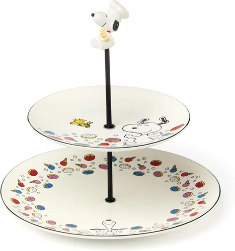 Vista 24 de Lenox 897573 Chef Snoopy - Juego de postre (12 piezas)