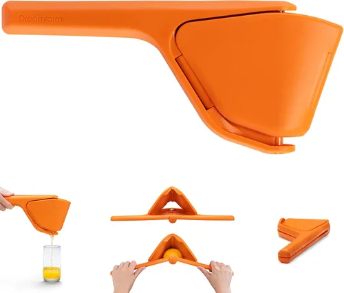 Vista 10 de Dreamfarm Original Lemon Fluicer - Exprimidor de cítricos plegable y fácil de apretar, 10 pulgadas, se adapta a lima y limón Almacenamiento que