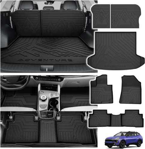 Vista 24 de Powerty Alfombrillas para Jeep Grand Cherokee L 2021-2025 (solo reposabrazos central de 6 plazas sin segunda fila), accesorios de revestimiento