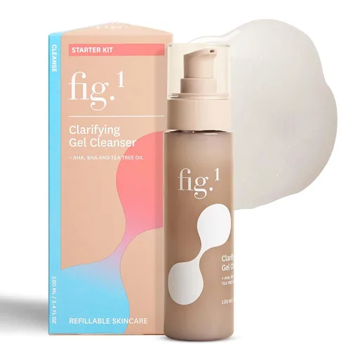 Vista 9 de Fig.1 Limpiador facial hidratante para mujeres Lavado facial suave con glicerina y escualano Fórmula no seca y sin fragancia para pieles