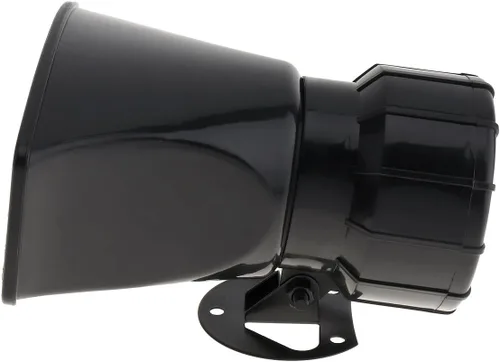 Vista 5 de 7 sonidos ruidosos alarma de advertencia de coche policía fuego sirena cuerno altavoz con control remoto marrón 12V 100W (1PC control remoto)