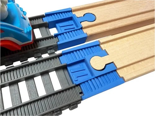Vista 12 de TrainLab Adaptadores, compatibles con Thomas & Friends Trackmaster Gray 2014 y pistas de ferrocarril de madera, accesorios esenciales Trackmaster