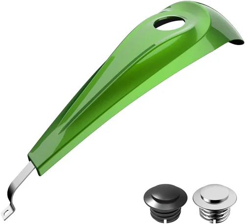 Vista 90 de Consola de tanque de perfil bajo para Harley Touring 2008+, whisky ámbar, panel de combustible de tablero liso y tapa de tanque de gasolina cromada