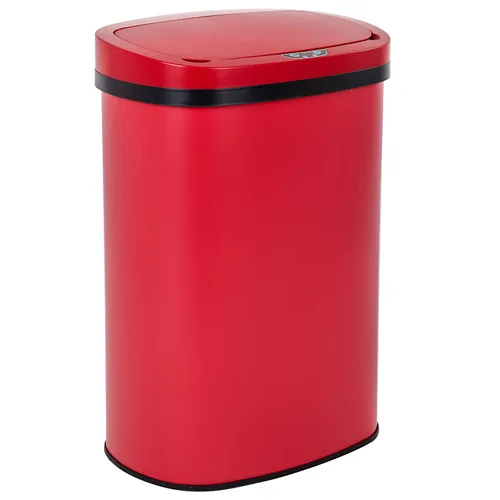 Vista 20 de BestOffice Papelera de 13 galones con tapa Papelera automática sin contacto Control de olores Diseño ovalado moderno Fácil de limpiar