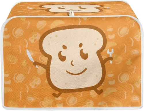 Vista 13 de Cubierta para tostadora de limón floral para horno tostador de pan de 2 rebanadas, protector de electrodomésticos pequeños a prueba de polvo