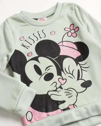 Vista 3 de Disney Conjunto de leggings Minnie Mouse para bebés y niñas sudadera y pantalones de vellón 3M-7
