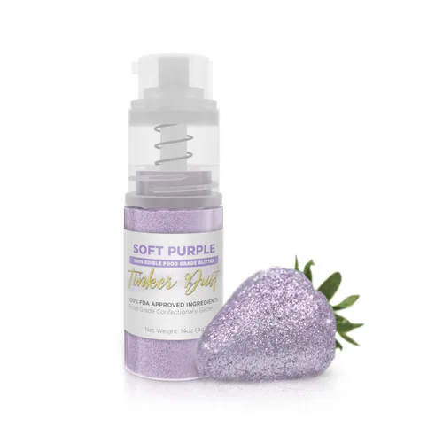 Vista 19 de Bakell - Brillantina Negra Tinker Dust (4g, 1x Mini Bomba de Pulverización) Brillantina Comestible para Alimentos, Postres y Bebidas! Negro