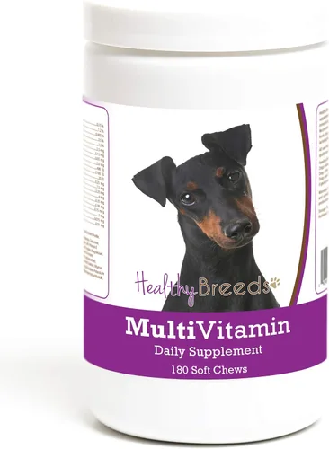 Vista 177 de Healthy Breeds Affenpinscher Multivitamínico suave masticable para perros 180