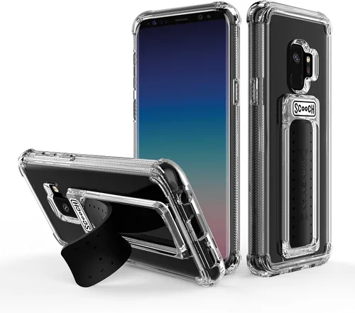 Vista 66 de Scooch Wingman - Funda con función atril para Samsung Galaxy S9 [protección contra caídas de 10 pies] [soporte bidireccional] funda protectora a