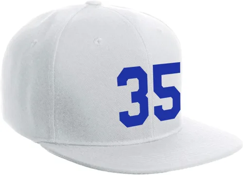 Vista 34 de Número de equipo modificado para requisitos particulares del jugador del color del sombrero del Snapback de la visera plana clásica de la visera