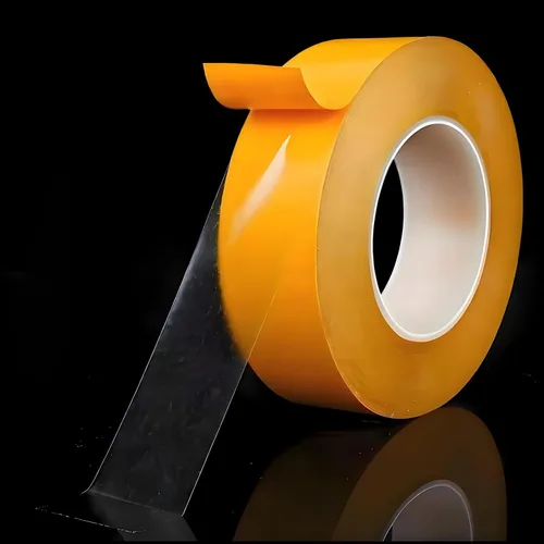 Vista 9 de Cinta adhesiva ultrafina de doble cara de 1/2 pulgada por 66 pies, cinta adhesiva de dos lados con adhesivo transparente, para manualidades, álbumes