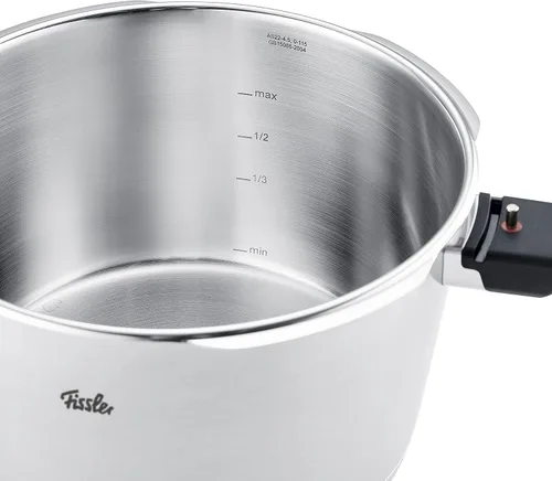 Vista 6 de Fissler Vitaquick Premium - Juego de 2 piezas, sartén a presión de 2.6 cuartos de galón y olla a presión de 4.8 cuartos de galón