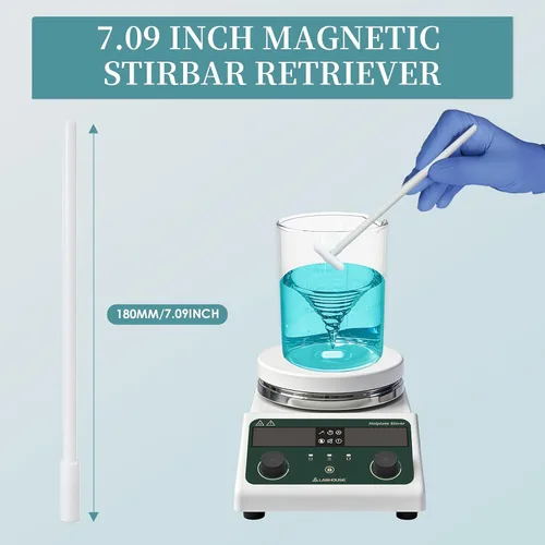 Vista 8 de LMS-3S Magnetic Stir Plate 3L 3000RPM w/ 8PCS Stir Bar Set