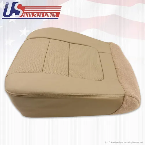Vista 7 de 2001 para Ford F250 F350 Lariat Driver & Passenger Bottom Fundas de asiento de cuero TAN