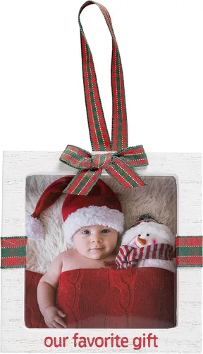 Vista 18 de Marco de cinta para la primera Navidad, marco de fotos de vacaciones para bebé, regalo de padres nuevos y esperados, mi primera foto de Navidad