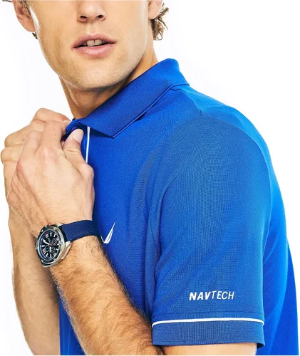 Vista 4 de Nautica Polo Navtech de ajuste clásico fabricado de forma sostenible para hombre