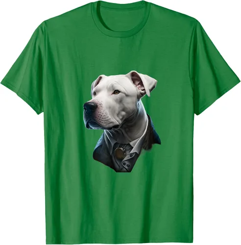 Vista 4 de Detective Dogo Argentino - Camiseta para perro, Negro