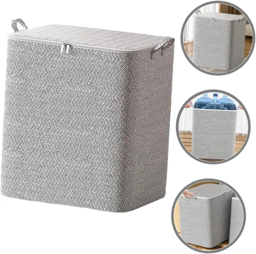 Vista 7 de Bolsa de almacenamiento de ropa 150l Organizador de almacenamiento de tela de gran capacidad con cremallera Organización para el hogar