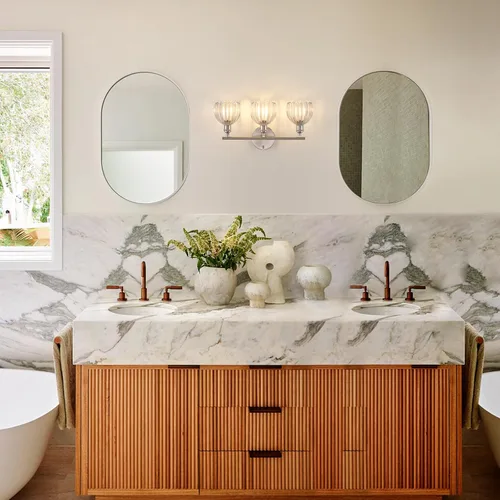 Vista 31 de Shenmoyl Lámparas de baño, lámpara de pared de 2 luces para tocador sobre espejo con pantalla de vidrio tulipán blanco para dormitorio, sala