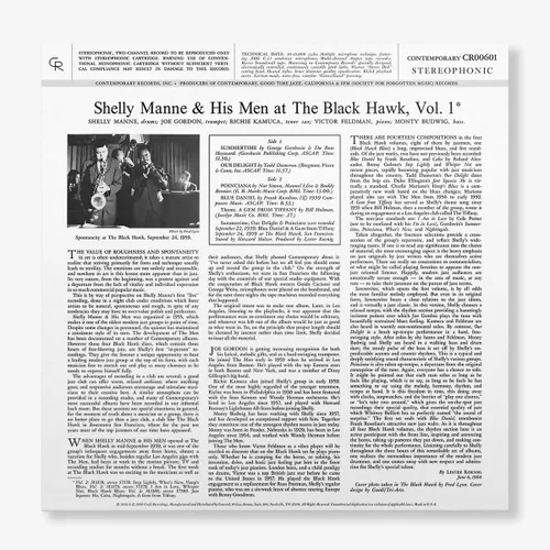 Vista 2 de At The Black Hawk, Vol. 1 Contemporary Records Acoustic Sounds