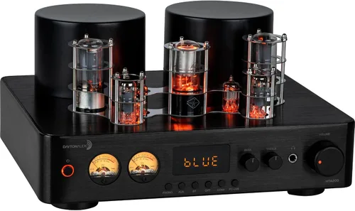 Vista 5 de Dayton Audio HTA100 Amplificador Estéreo Híbrido de Tubo Integrado 100 Vatios