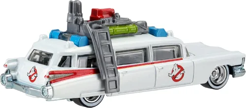 Vista 2 de Vehículo Hot Wheels, retro Entretenimiento, Ghostbusters Ecto 1 fundido a presión