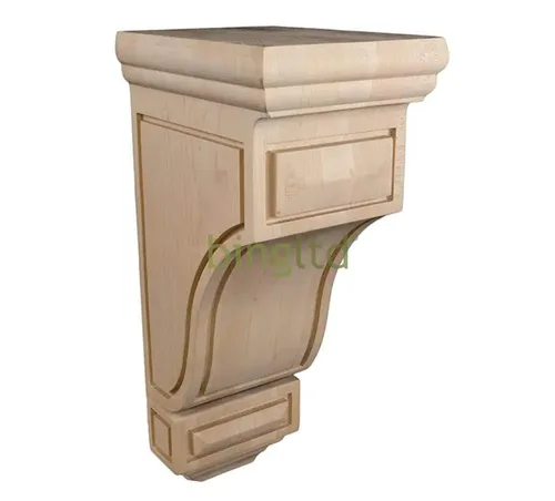 Vista 2 de BingLTD - Soporte tradicional de arce macizo de 14" Corbel - 1 PC (C-PM6-MAPLE)