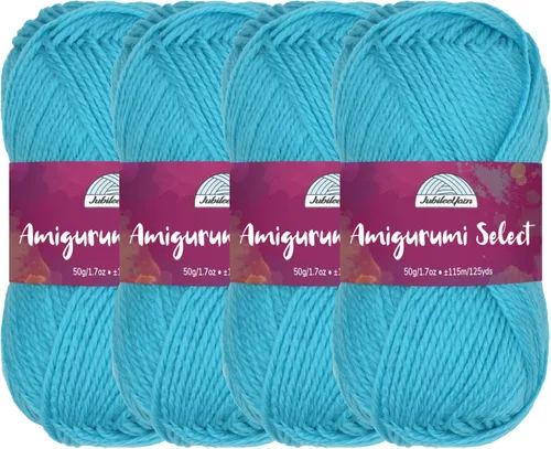 Vista 24 de JubileeYarn Amigurumi Select - Hilo acrílico DK - Begonia - 4 madejas