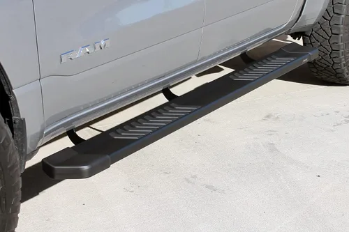 Vista 8 de Raptor Series Estribos escalones de 6 pulgadas estilo OEM aluminio negro compatible con 07-21 Tundra Double Cab