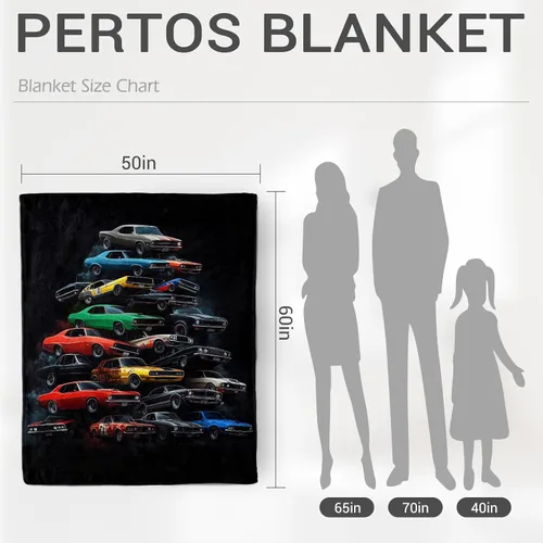 Vista 4 de Jekeno Manta de regalo de automóvil para hombre, hijo, hermano, cumpleaños, San Valentín, Navidad, suave y acogedora felpa para niños, adolescentes