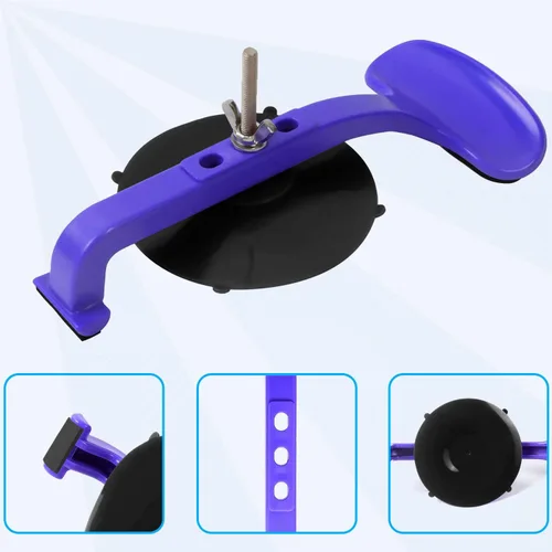 Vista 4 de ZKTOOL Juego de abrazaderas con ventosa de 6 piezas, kit de abrazaderas de clase para reparación y pegado de vidrio de techo de convertible