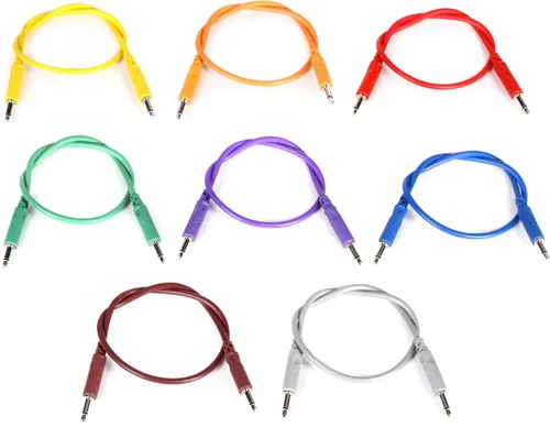 Vista 4 de Hosa CMM-890 Eurorack - Cables de conexión (8 unidades, 3 pies, varios colores)