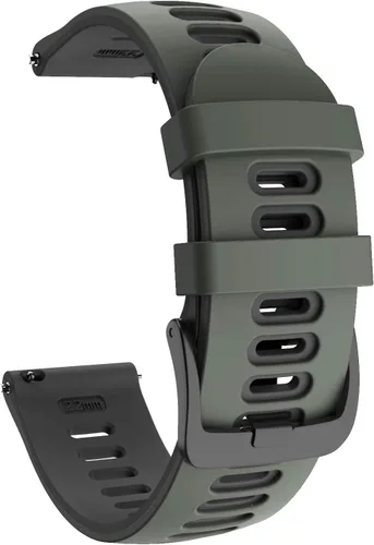 Vista 11 de OVERSTEP - Correa de reloj para Garmin Forerunner 245/645/Vivoactive 3/5/6 Correa de liberación rápida de 0.787 in para Garmin Forerunner