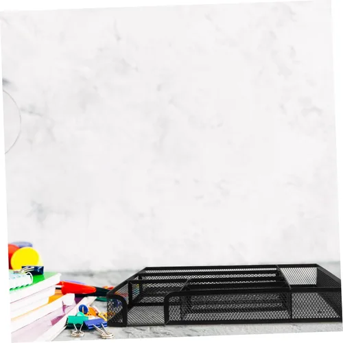 Vista 7 de Caja de almacenamiento de escritorio, cajón, suministros de oficina, organizador de escritorio, organizador de lápiz labial, bandeja organizadora