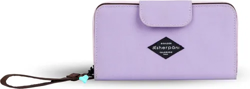 Vista 32 de Sherpani Tulum, cartera grande de nailon con cremallera alrededor, cartera con tarjetero organizador para mujer
