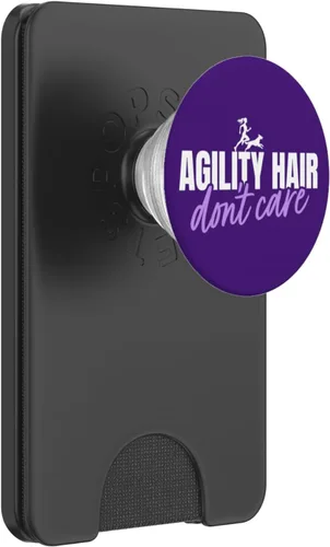 Vista 8 de Dog Agility Handler - Dog Agility Hair - Dog Agility PopSockets Adhesive PopGrip