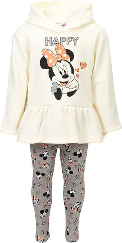 Vista 4 de Disney - Sudadera con capucha y leggings de vellón con diseño de Minnie Mouse