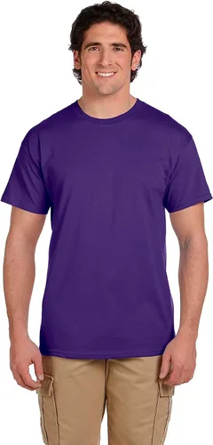 Vista 2 de Fruit of the Loom Camisetas de algodón ligero para hombre (manga corta y larga)