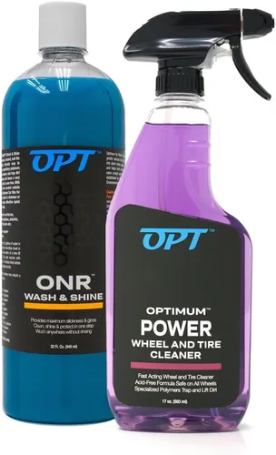 Vista 10 de Optimum No Rinse Versión 5 (946 ml) con Paquete Limpiador Interior Optimum (500 ml) – Lavado de Auto ONR Sin Enjuague con Solución de Limpieza