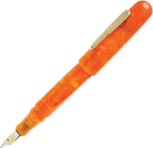 Vista 18 de Pluma estilográfica Conklin All American en negro – Punta ancha, diseño audaz y calidad premium – Regalo ideal para profesionales y entusiastas