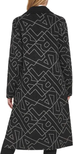 Vista 4 de Karl Lagerfeld Paris Chaqueta de lana con cuello para mujer