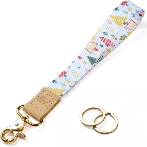 Vista 57 de EcoVision - Llaveros lindos con correa para llaves, llavero de muñeca para mujer, correa de insignia con 2 argollas para llaves