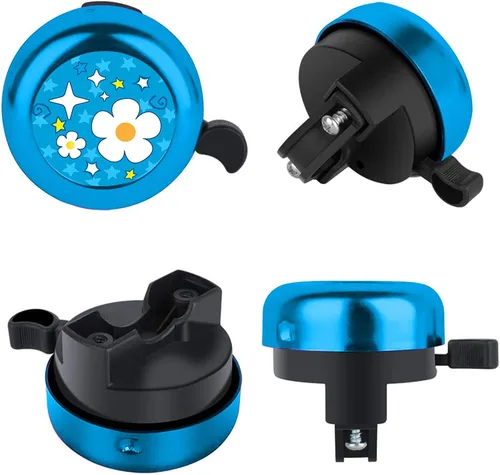 Vista 2 de Unicorn Bike Bell for Kids Girls Boys Flor
