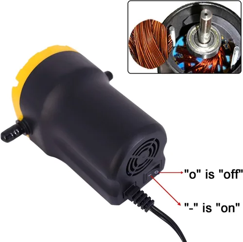 Vista 5 de Extractor de bomba de cambio de aceite mejorado, bomba de transferencia de fluido diésel de aceite de motor de 12 V 60 W, bomba de extracción rápida