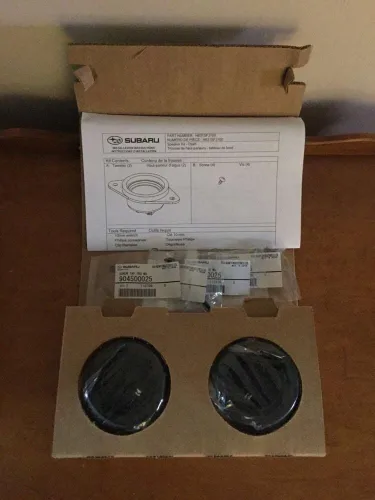 Vista 3 de Subaru, H631SFJ101, kit de altavoces originales de agudos para Kicker Wrx STi Forester Crosstrek Impreza