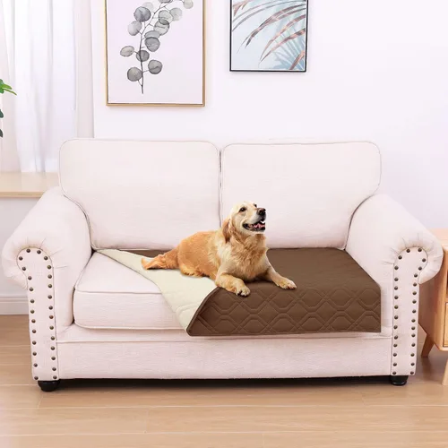 Vista 96 de hyha - Manta impermeable para cama de perro, mantas suaves para mascotas, funda impermeable para sofá para perros, fundas reversibles lavables